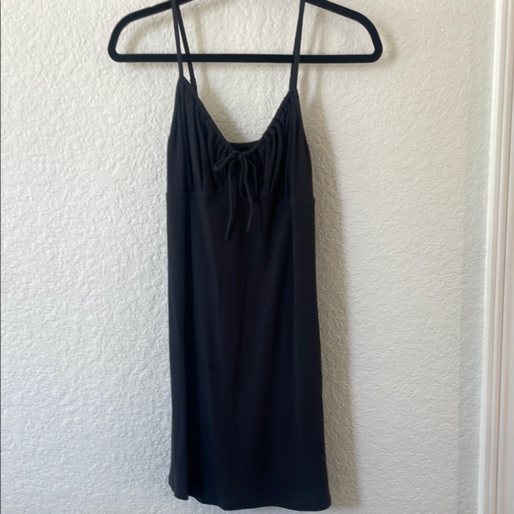 American Eagle Black Spaghetti Strap Dress